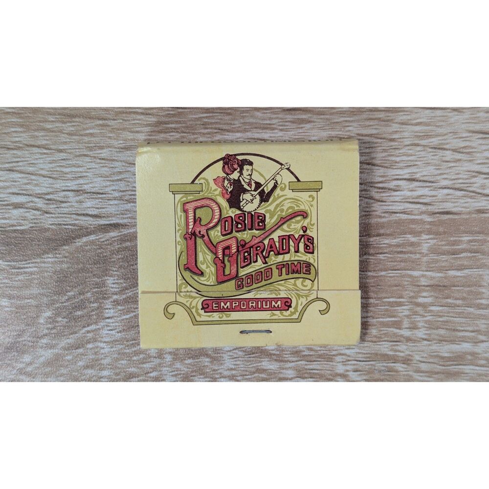 Vintage Rosie O’Grady’s Good Time Emporium advertising matchbook